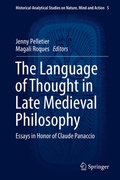 Cover: The Language of Thought in Late Medieval Philosophy - Springer