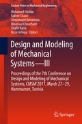 Cover: Design and Modeling of Mechanical Systems-III - Springer