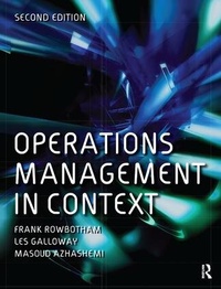 Enlarge image Cover: Operations Management in Context - Routledge