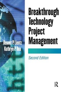 Enlarge image Cover: Breakthrough Technology Project Management - Routledge