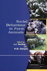 Enlarge image Cover: Social Behaviour in Farm Animals - CABI Publishing