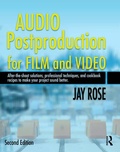 Cover: Audio Postproduction for Film and Video - Routledge