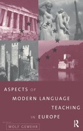 Cover: Aspects of Modern Language Teaching in Europe - Routledge