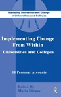 Cover: Implementing Change from Within in Universities and Colleges - Routledge