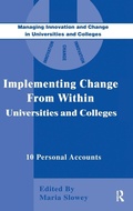 Cover: Implementing Change from Within in Universities and Colleges - Routledge