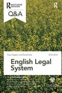 Cover: Q&A English Legal System 2013-2014 - Routledge