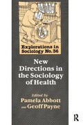 Cover: New Directions In The Sociology Of Health - Routledge