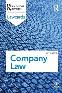 Abbildung von: Company Lawcards 2012-2013 - Routledge