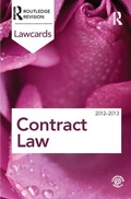 Bild: Contract Lawcards 2012-2013 - Routledge