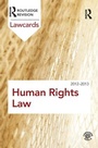 Cover: Human Rights Lawcards 2012-2013 - Routledge