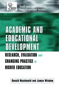 Cover: Academic and Educational Development - Routledge