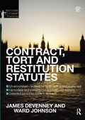 Bild: Contract, Tort and Restitution Statutes 2012-2013 - Routledge