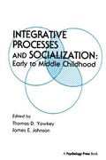 Cover: Integrative Processes and Socialization - Psychology Press Ltd