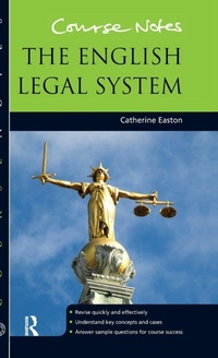 Enlarge image Cover: Course Notes: the English Legal System - Routledge