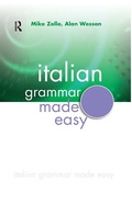 Cover: Italian Grammar Made Easy - Routledge