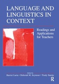 Cover: Language and Linguistics in Context - Routledge