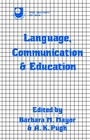 Cover: Language, Communication and Education - Routledge