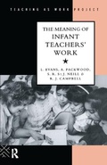 Cover: The Meaning of Infant Teachers' Work - Routledge