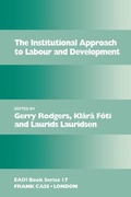 Cover: The Institutional Approach to Labour and Development - Routledge