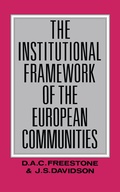 Cover: The Institutional Framework of the European Communities - Routledge