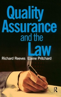 Enlarge image Cover: Quality Assurance and the Law - Routledge