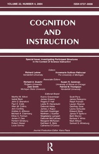 Enlarge image Cover: Investigating Participant Structures in the Context of Science Instruction - Routledge