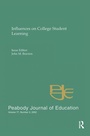 Cover: Influences on College Student Learning - Routledge