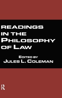 Enlarge image Cover: Readings in the Philosophy of Law - Routledge