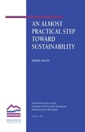 Cover: An Almost Practical Step Toward Sustainability - Routledge