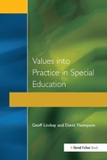 Cover: Values into Practice in Special Education - Routledge