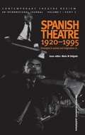 Cover: Spanish Theatre 1920 - 1995 - Routledge