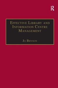 Abbildung von: Effective Library and Information Centre Management - Routledge