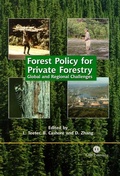 Cover: Forest Policy for Private Forestry - CABI Publishing