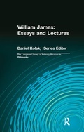Cover: William James: Essays and Lectures - Routledge