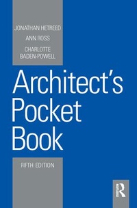 Enlarge image Cover: Architect's Pocket Book - Routledge