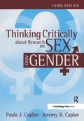 Cover: Thinking Critically about Research on Sex and Gender - Psychology Press Ltd