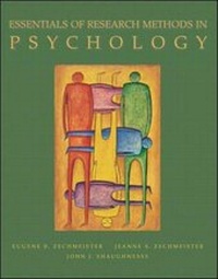 Enlarge image Cover: Essentials of Research Methods in Psychology - McGraw-Hill Professional