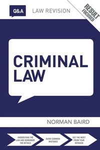 Abbildung von: Q&A Criminal Law - Routledge