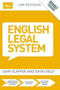 Enlarge image Cover: Q&A English Legal System - Routledge