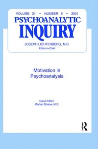 Enlarge image Cover: Motivation and Psychoanalysis - Routledge