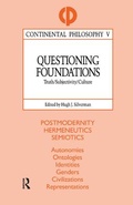 Cover: Questioning Foundations - Routledge