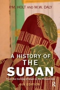 Cover: A History of the Sudan - Routledge