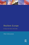 Cover: Resilient Europe - Routledge