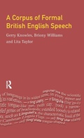 Cover: A Corpus of Formal British English Speech - Routledge