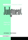 Cover: Judgement - Routledge