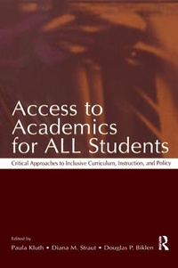 Enlarge image Cover: Access To Academics for All Students - Routledge