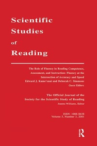 Enlarge image Cover: The Role of Fluency in Reading Competence, Assessment, and instruction - Routledge