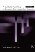 Cover: A Guide to Publishing in Scholarly Communication Journals - Routledge
