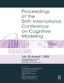 Cover: Sixth International Conference on Cognitive Modeling - Psychology Press Ltd