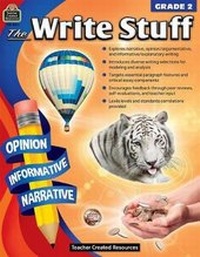 Enlarge image Cover: The Write Stuff Grade 2 - TEACHER CREATED RESOURCES